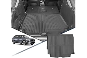 YEE PIN XC60 Tapis de Coffre Compatible avec Volvo XC60 XV60 2018-2025, Protection latérale en TPE Tapis de Coffre Tapis de Protection pour Le Transport sûr de Bagages, Antidérapant