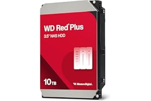 WD Red Plus Intern 3,5" NAS hårddisk - 7200 varv/minut, SATA 6 Gb/s, CMR, 512 MB cache