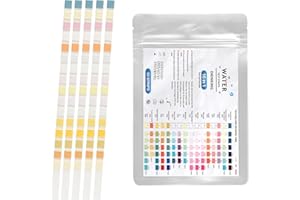 DAWRIS 50PCS 16 In 1 Drinking Water Testing Kit, Water Test Strips for PH, Hardness, Lead, Copper and Iron, Nitrate-Quick Results, Tester for Home Use, Pool, Aquarium, Hot Tub, Fish Tank