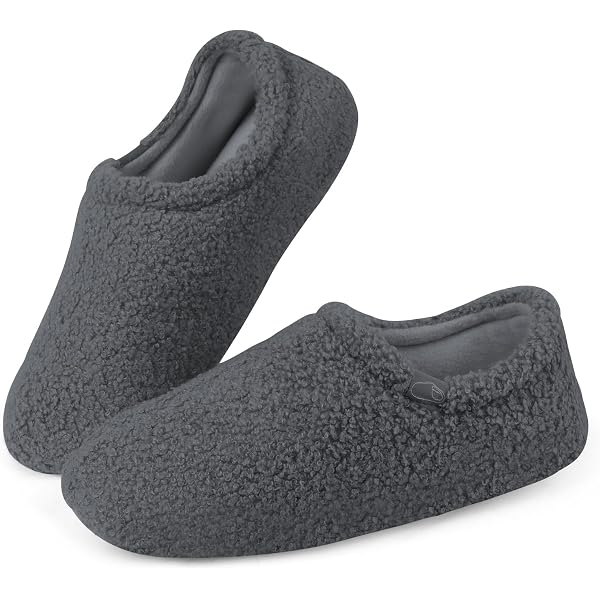 Ciabatte Invernali Da Donna In Memory Foam - Antiscivolo, Morbide E Calde Per Interni Ed Esterni - Taglie UK 3-4 / 5-6 (EU 36-39) - 4