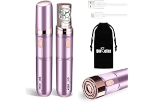 Gurelax Epilator for Women(Newest), Rechargeable Facial Hair Remover for Women, Hair Removal Device, 2-in-1 Electric Face Epilator