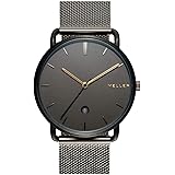 Meller Orologio Analogico Quarzo Unisex Adulto con Cinturino in Acciaio Inox 3GG-2GREY