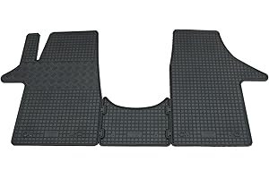 AD TUNING GMBH & CO. KG AD Tuning RI902778 Gummifußmatten Set, 3-teilig, Gummi Fußmatten