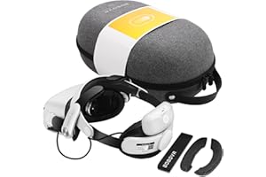 BOBOVR M2 Pro - Correa de batería + peine C2 edición de paquete compatible con Meta/Oculus Quest 2 (1 paquete de batería M2 Pro + funda C2)