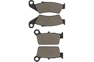 Cnornus Plaquettes de Frein Avant et Arrière pour YAMAHA YZ 125 WR 250 F 2003-2013 WR250 R 2008-2019 YZ 250 YZ250 F WR 450 F 2003-2015 pour GAS-GAS EC 125/200/250/300 2009-2015