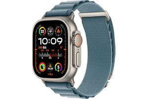 Alpine Loop-armband kompatibelt med Apple Watch Ultra 49 mm, 46 mm, 45 mm, 44 mm, 42 mm, 41 mm, 40 mm, 38 mm, ersättningsarmb