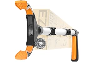 EZPIK 1 x 100 cm Greifer für Senioren mit Magnet-Greifarm, Robuste Greifzangen für Menschen mit Behinderungen, Drehbare Müllgreifer Zange, Gehilfe mit Befestigungsclip, 1er-Pack, Silber