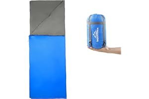 MOUNTREX® Śpiwór – mały rozmiar po spakowaniu i ultralekki (730 g), letni śpiwór – na kemping, podróż, festiwal – możliwość łączenia