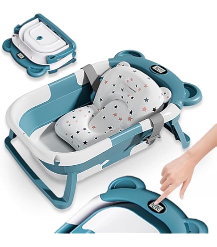 BÉABA - Baignoire Pliable bébé - Ultra Compacte - Pieds antidérapants BÉABA - Baignoire Pliable bébé - Ultra Compacte - Pieds antidérapants
