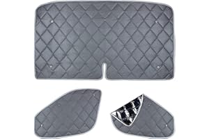 GipsyCamper Thermomatten FIAT Ducato ab 2015 | für das Fahrerhaus | Fensterabdeckung für FIAT Ducato | Sichtschutz Ducato| Premiumqualität Made in Germany | Thermoisolierung für den Camper (Grau)