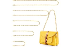 UMILKI 5Pcs Gold Taschenkette,Metall taschenkette,Gold Kette Trageriemen,40cm,60cm,80cm 100cm,120cm Kettenriemen Metall für Damen Handtaschen Umhängetasche Geldbörse
