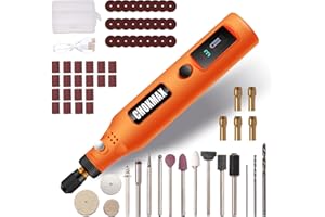 CHOKMAX Mini Multifunktionswerkzeug, 3-Gang Schleifer Kit mit 72 Zubehörteilen, Typ-C Ladung Kunsthandwerkerwerkzeug zum Gravieren, Schleifen, Polieren, Bohren, Schleifen