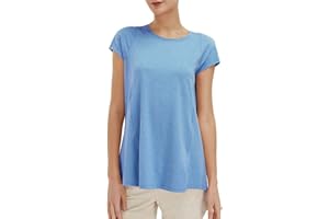 SPECIALMAGIC Women's Yoga Gym Workout Top Loose Fit, Quick Dry Sports Top Running Sports T-Shirt, Baggy Yoga Top T-Shirts for Women