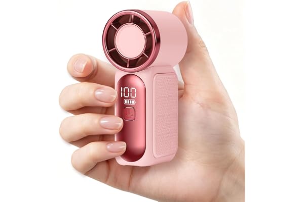 AUAUY Handhållen bärbar fläkt, Mini Turbofläkt