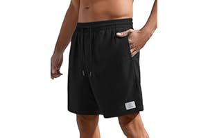 Yuson Girl Short Homme D'été Léger Short en Velours Côtelé Homme Pantalon Court Couleur Unie Shorts de Travail Randonnée Décontracté Taille Élastique Shorts avec Poches