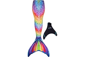 ‎FIN FUN Fin Fun Meerjungfrauenflosse für Mädchen und Damen mit verstärkten Flossenspitzen - Monoflosse inklusive Meerjungfrauenflosse für Einsteiger und Fortgeschrittene in originaler Fin Fun Qualität