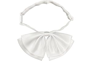 SYAYA Silk Women Casual Bow Tie, Pre-Tied Japanese kawaii School Girl Uniform Anime Bowtie For Lolita Floppy Necktie FWBT-1