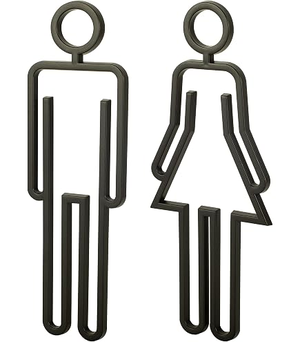 SmartSign 6 X 9 Inch Mens Restroom Sign With Pictogram, 40 Mil...