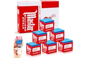 KFDDRN Biliardo Chalk, 12 gessetti da biliardo Snooker Chalk, riduci gli errori e migliora la precisione – Ideale per ogni giocatore, gesso antiscivolo per stecca della piscina, per casa, bar, tornei, giochi