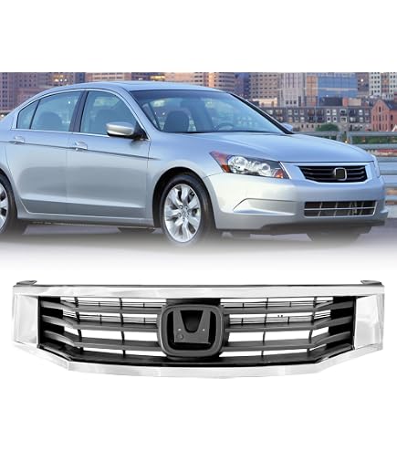 Gloss Black Chrome Delete Vinyl Wrap Kit For 2016-2017 Honda Accord Coupe Grill