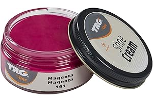 TRG Thoe One 161 - Crema para calzado y complementos de piel y piel sintética 50 ml, Rosa (161 Magenta)