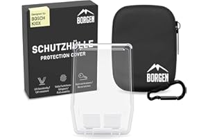 Borgen E-Bike Screen Protector | Suitable for Bosch Kiox BUI330 | Protective Case | Transparent Waterproof Protective Neoprene Bag/Sleeve Included