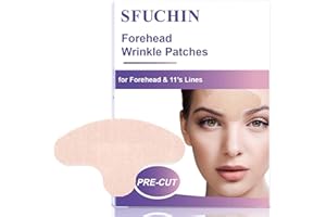 ‎SFUCHIN Zornesfalte Pflaster,Sufchin 20 Stück Face Lifting Tape Gegen Zornes Stirn Falten Overnight Schwitzfest & Hautverträglich,Anti Falten Pflaster Mit Positive Patch Effekt,Face Care Für Empfindliche Haut