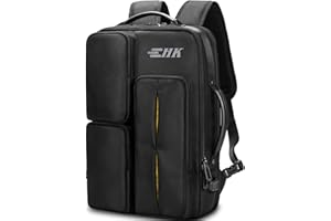 HEROIC KNIGHT Travel Laptop Backpack with USB Charging Port 15.6 Inch Waterproof Hand Luggage Rucksack for Men Women Office College Travel,Business,Work