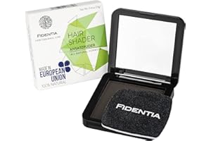 Fidentia Hair Shader | 100% natural Hairline Powder | Root Touch Up - 12g (Dark Brown)