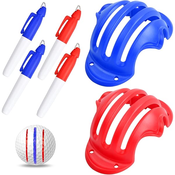 Golfball Stempel Kleeblatt - Wiederverwendbarer Ball Marker Für Bessere Sichtbarkeit