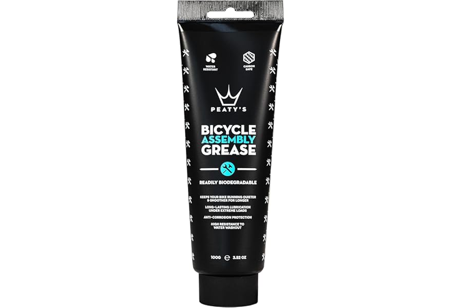 Peaty's Bike Assembly Grease - Readily Biodegradable Bicycle Grease, Long-Lasting Bike Lubricant with Anti-Corrosion Protection, For all Bicycle Builds, General Maintenance & Carbon Safe
