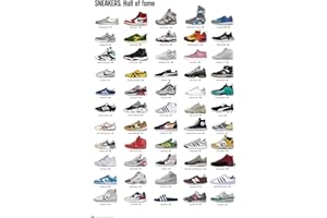 Grupo Erik - Poster Sneakers Hall Of Fame - Deco Maison, Decoration Murale, Affiche Décorative