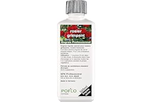 POFLO engrais pour rosiers grimpants et rosiers buissons, engrais liquide premium de la gamme professionnelle (500ml)