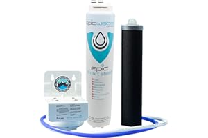 EPIC WATER FILTERS Epic Smart Shield. Under Sink Water Filter, Inline NSF 53 Water Filter. Direct Connect DIY Install For Under Sink. USA Made Tap Water Filtration System. Zero Water Wasted