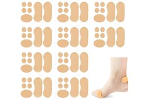 YYCLIPY 10 Sheeets Moleskin for Feet,Foot Care Tape Patches Pre-Cut Waterproof Adhesive Soft Foam Sticker Foot Treatment, Heal Fast for Heel Foot Toe Chafing Blister Prevention