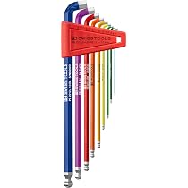 PB Swiss Tools Innensechskant-Set 9-teilig – Kugelkopf, 100° Winkel, Perfekt Für Enge Stellen | Swiss Made