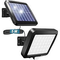 Solarlampen für Außen Solarleuchten mit Bewegungsmelder 120° Superhelle Solar Wandleuchte IP65 Wasserdichte Garten…