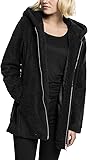 Urban Classics Women’s Sherpa Hooded Sweatshirt Jacket