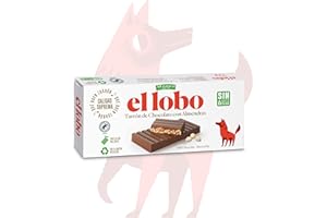 Ellobo - Touron chocolat avec des amandes el lobo 250g | Nougat