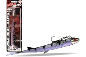 ‎ANGEL-BERGER Wild Devil Baits Pela King Pelagic Köder Pelagisch Angeln Shad Kunstköder Vertikal Köder V Tail Gummifisch