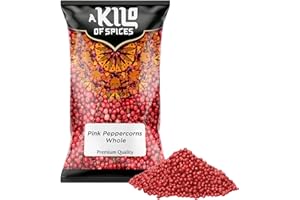 A Kilo of Spices | Whole Pink Peppercorns 200g, Peppercorns For Cooking, Add To Your Curries, Vegetable Dishes, Sauces, Soups, And Stews. Ideal For Pepper Grinders