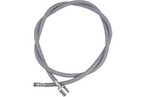 Lecreatekit Silica Gel Inner Tube Replacement Hose for Pull Out Kitchen Faucets, Gray and Black Colors (Snap-Gray)