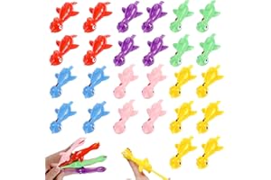 OHSN Poulets Frondeurs 26 pièces Jouet de Fronde de Doigt Fronde Lance-Pierres de Doigts Extensibles Jouet Poulet en Caoutchouc Poulet Catapulte Poulet Volant Jouet Flick Jouet de Poulet en Caoutchouc