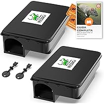 ISOTRONIC Trappola Per Topi Viva 2 Pezzi, Cattura E Rilascia, Scatola Con Esche, Sicura Per Bambini E Animali Domestici, Meccanismo Sensibile, Facile Da Pulire - 2