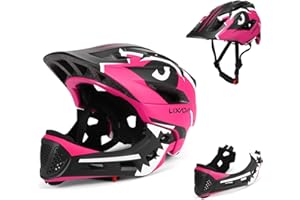 Lixada Casco Integral Niños Desmontable Casco de Seguridad Deportivo Casco Bicicleta Casco Bicicleta Niños Casco para Deportes para Niños Casco de Seguridad para Ciclismo Patinaje
