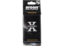 Areon X Version Hanging Car Air Freshener Vanilla Black - NEW