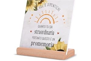 Niyewsor Rregalo Donna, Regali Donna Targhe Decorativo, Regalo Donna Compleanno, Regalo Amica, San Valentino Festa della Mamma Regalo per Donna, Amica, Sorella