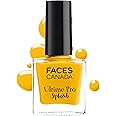 FACES CANADA Ultime Pro Splash Nail Enamel - Sunny Side Up 51 (8ml) | Quick Drying | Glossy Finish | Long Lasting | No Chip Formula | High Shine Nail Polish For Women | No Harmful Chemicals