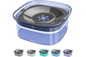 Unipampa Wassernapf für Haustiere 2 L, Hundenapf, langsamer Trinknapf, Wassernapf für Hunde, Wasserspender, Reise Trinknapf, für Hunde, Katzen, Anti-Schwapp, rutschfest, Dog Bowl, Spritzwasserfrei