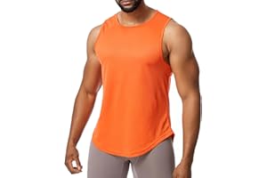Towintec Débardeur de Sport Homme Musculation Tank Top Maillot de Corps sans Manches Vetement Musculation Débardeur Séchage Rapide Respirant l'entraînement Tee Shirt pour Fitness Gym Running Jogging